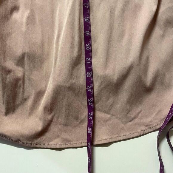 Elle Light Pink Button-Down Shirt Size M GUC - Picture 8 of 12